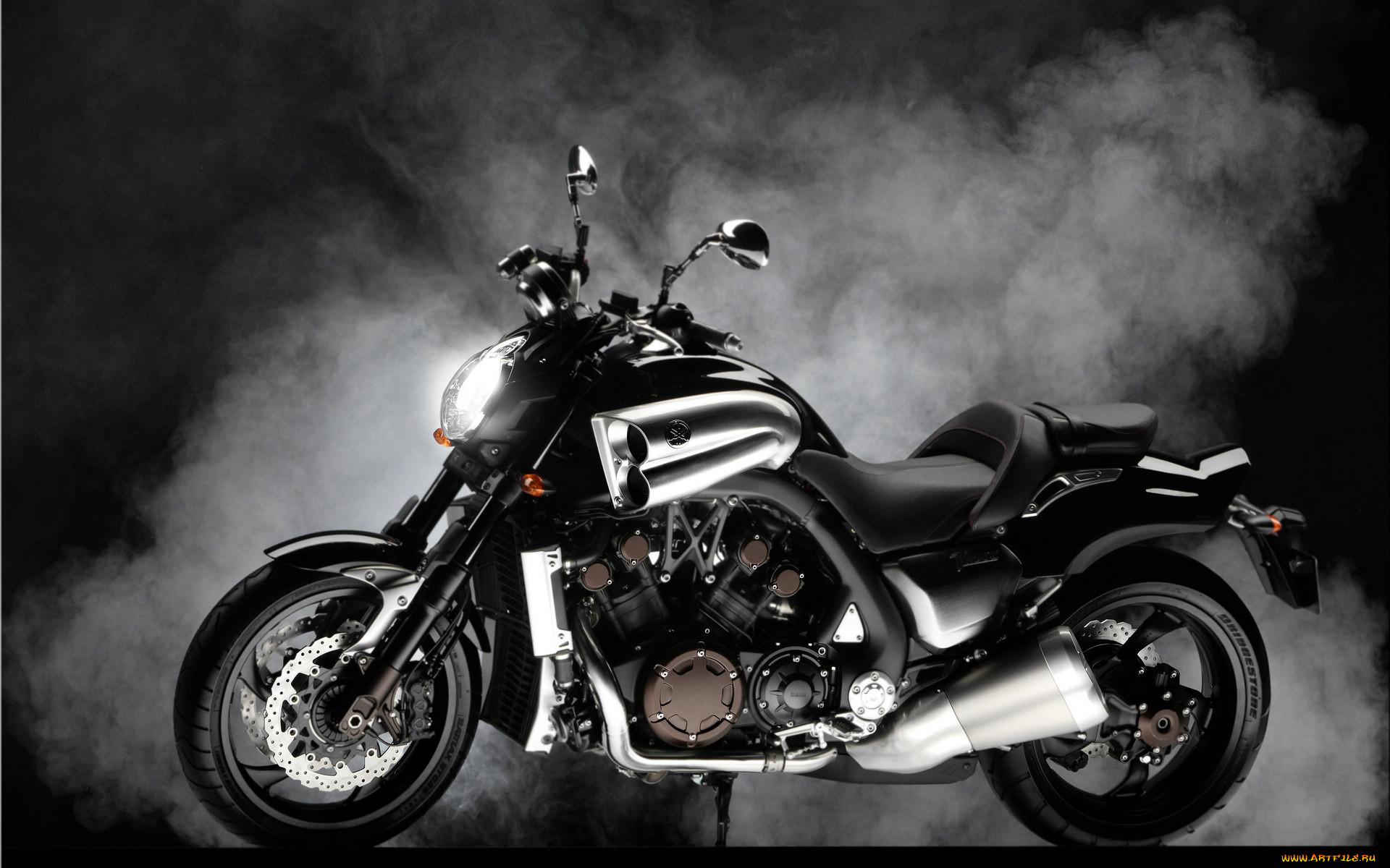 , yamaha, vmax, motorcycle